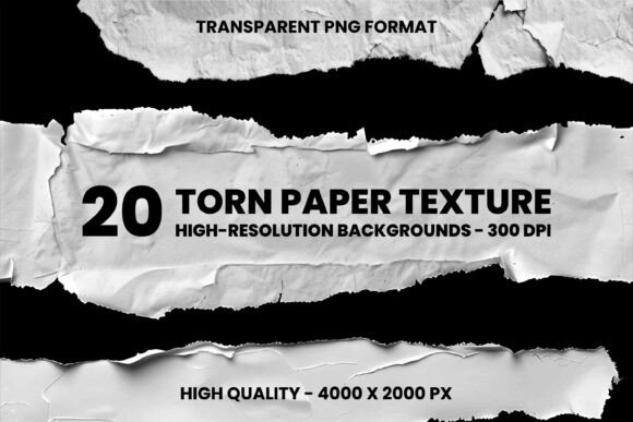 Download 20 Torn Paper Texture Backgrounds - Premium Resources