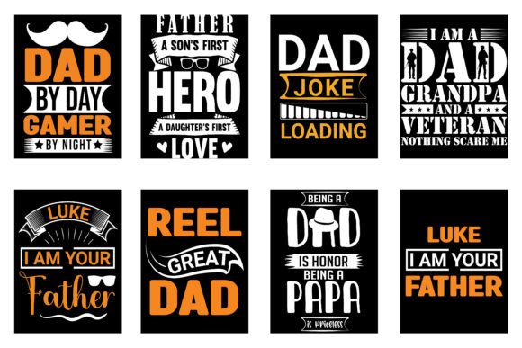 Download DAD Tshirt Design Bundle - Tshirt design Collection