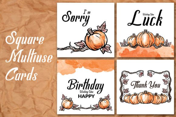 Download Multiuse Greeting Cards Template - Multiuse Collection