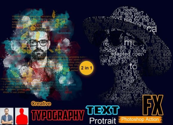 Download Creative Typography Text Portrait FX - Premium Resources