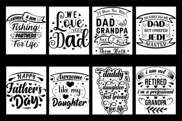 Download DAD Tshirt Design Bundle - Tshirt design Collection